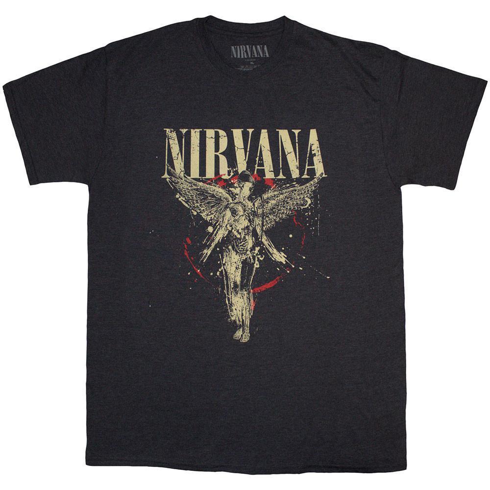 Nirvana Unisex T-Shirt In Utero Grey